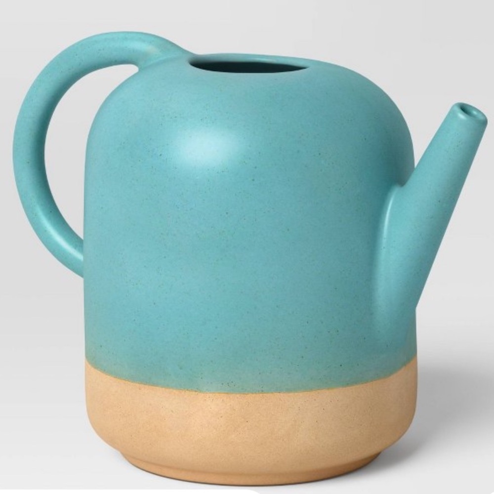 .42 gal Blue Ceramic Watering Can - Threshold™